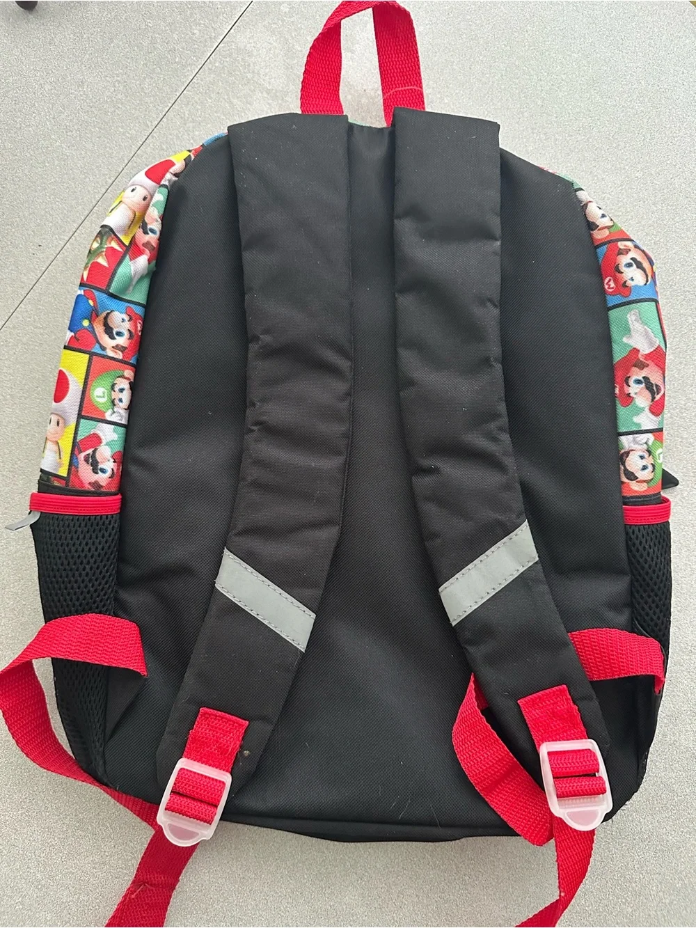 Nintendo Super Mario Kids Backpack - Red, Blue, Green